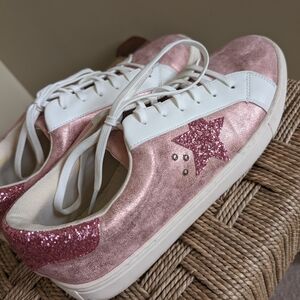 Corky's Supernova Pink Metallic Sneaker
